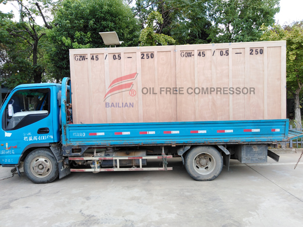 Walang-langis na compressor ng oxygen na may mataas na presyon ng oxygen at compressor ng nitrogen para sa mga kustomer ng Espanya 2