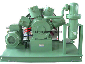 Oil Free Fluoride Gas Compressor Oilless para sa Closing Device Manufacturer