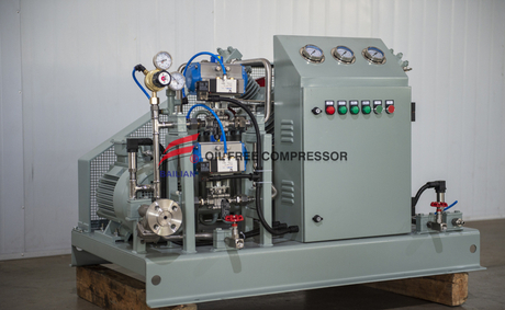 pang-industriya na dalawang yugto wet co2 booster compressor para sa Supercritical extraction