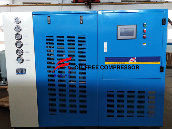 Walang-langis na compressor ng oxygen na may mataas na presyon ng oxygen at compressor ng nitrogen para sa mga kustomer ng Espanya1