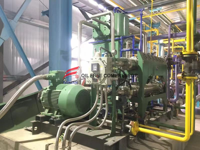 langis libreng lamad hydrogen compressor mataas na presyon sa refinery