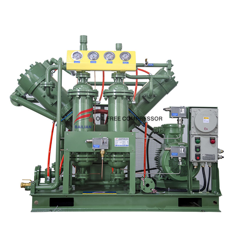 Steel Factory Use Oil Free Hydrogen Compressor W Type