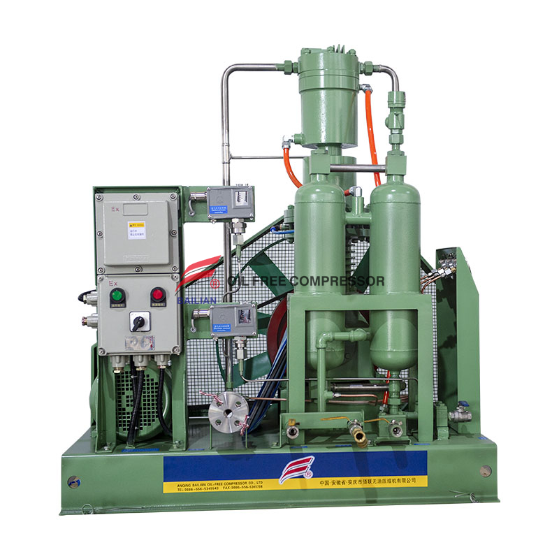 Steel Factory Use Oil Free Hydrogen Compressor V Type