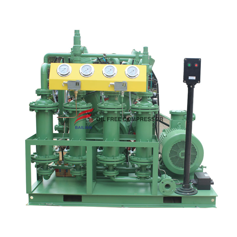 Steel Factory Use Oil Free Hydrogen Compressor V Type