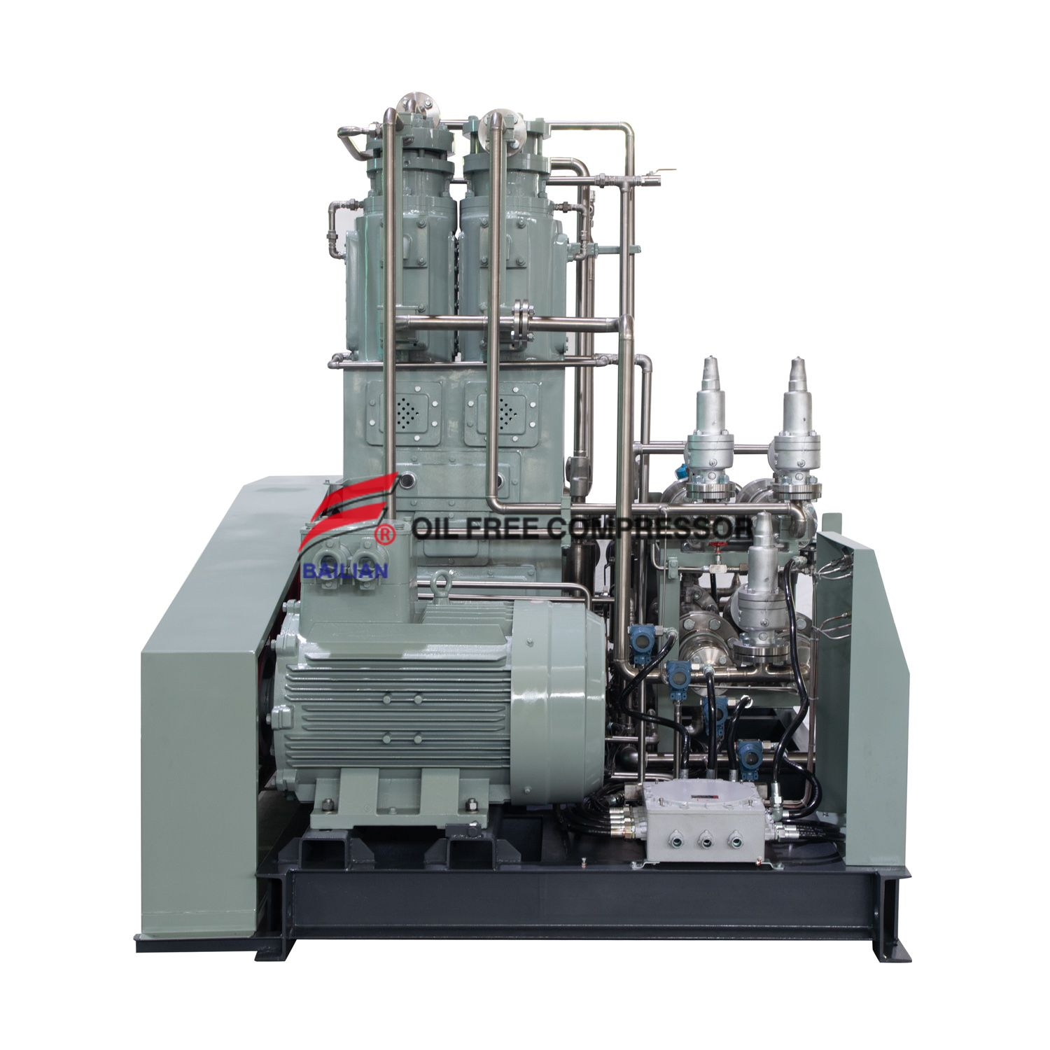 ZCW-200/0.3-20 Vertical Oil-Free Pry Mounted Type CO2 Compressor