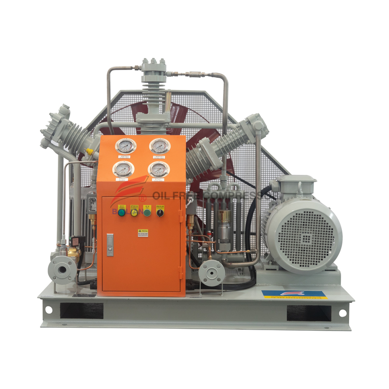 Oil-free lubrication w type nitrogen compressor GWW-30/7-140