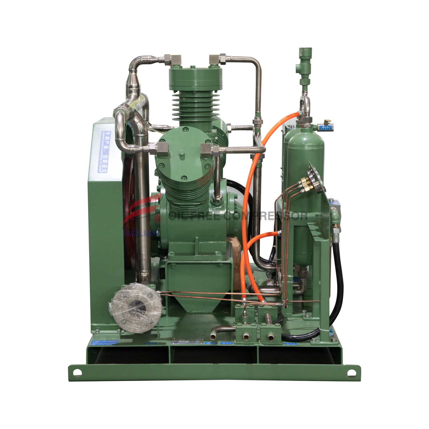 TZWH-150/16-50 VERTICAL OIL-FREE PRY MOUNTED TYPE H2 COMPRESSOR