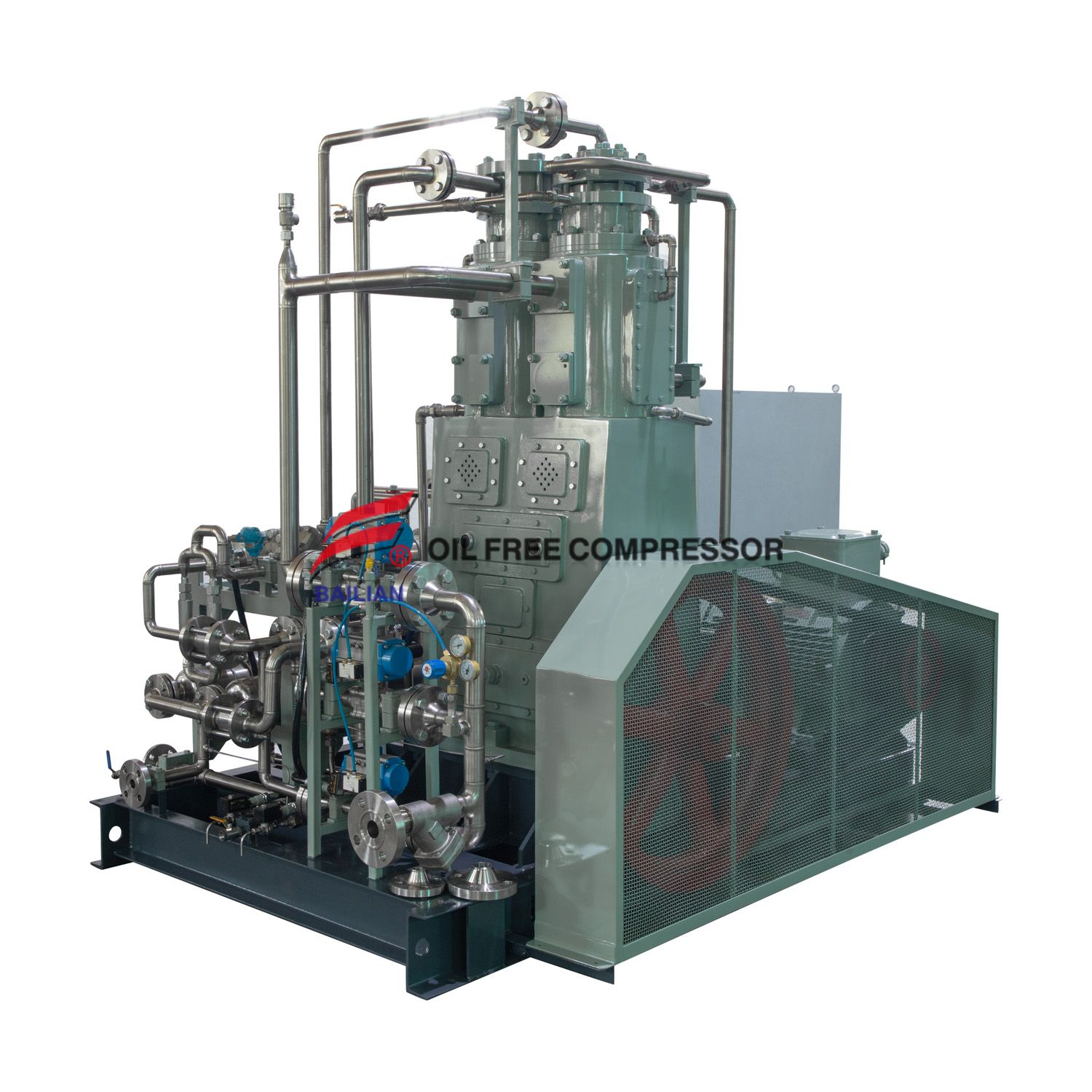 ZCW-200/0.3-20 Vertical Oil-Free Pry Mounted Type CO2 Compressor