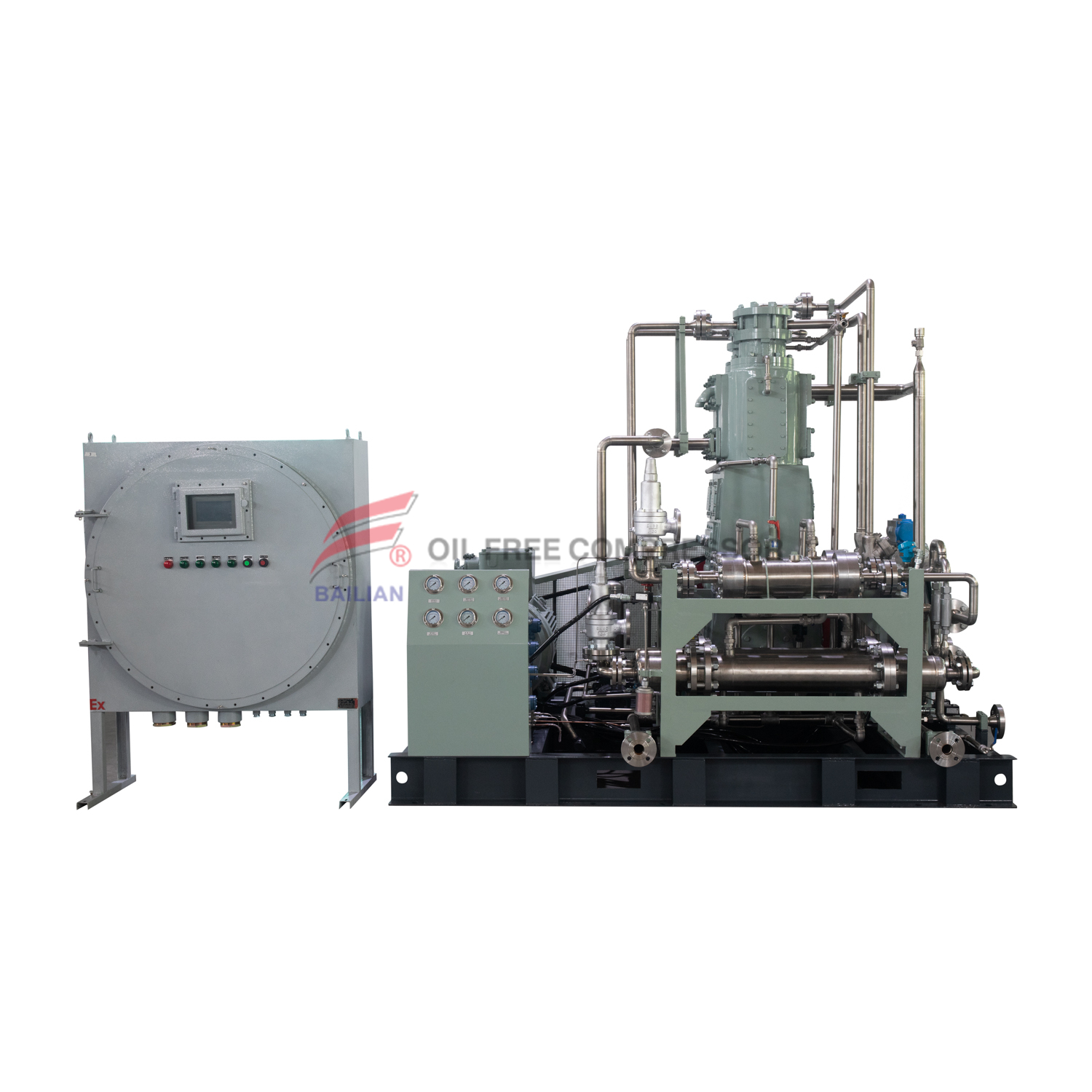 GZW-40/8-300 langis libreng pagpapadulas vertical type nitrogen compressor