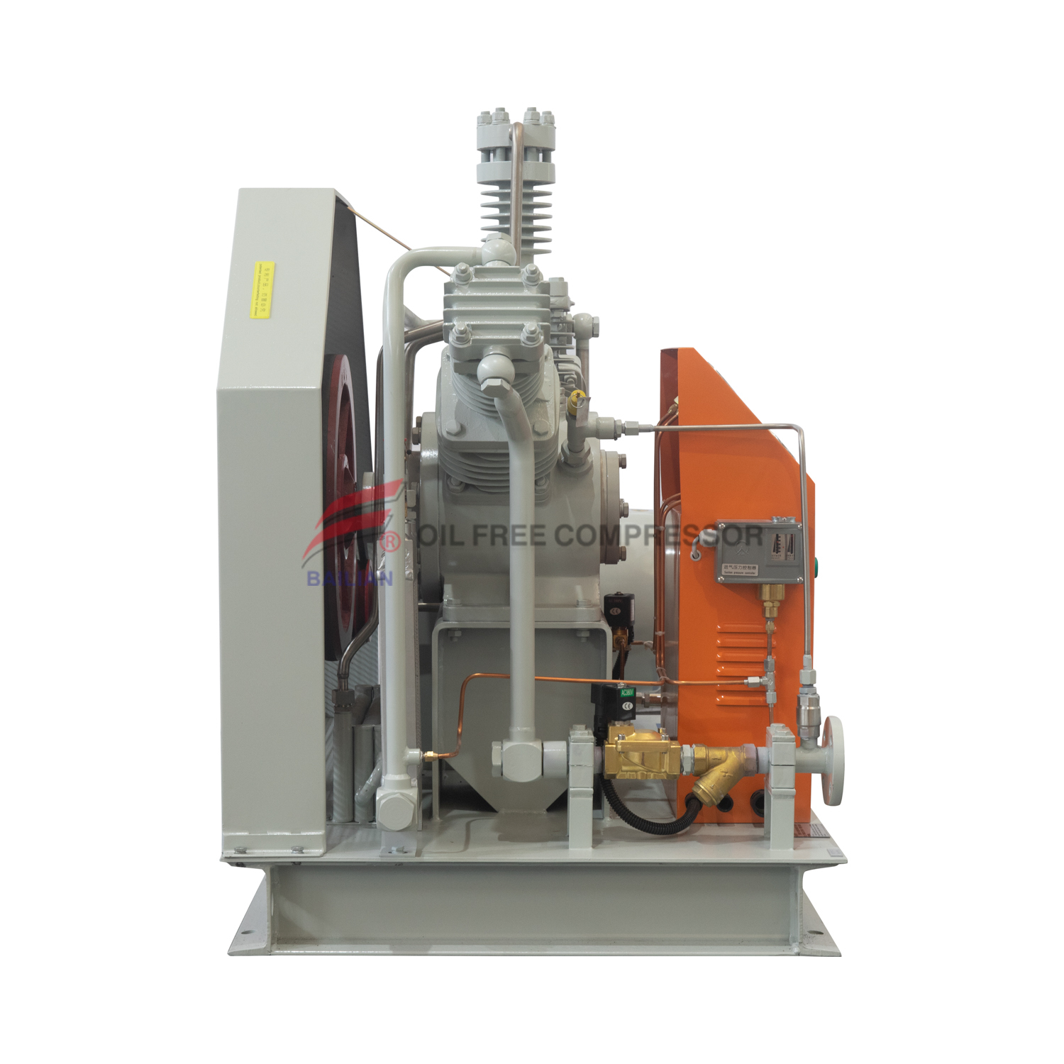 Oil-free lubrication w type nitrogen compressor GWW-30/7-140