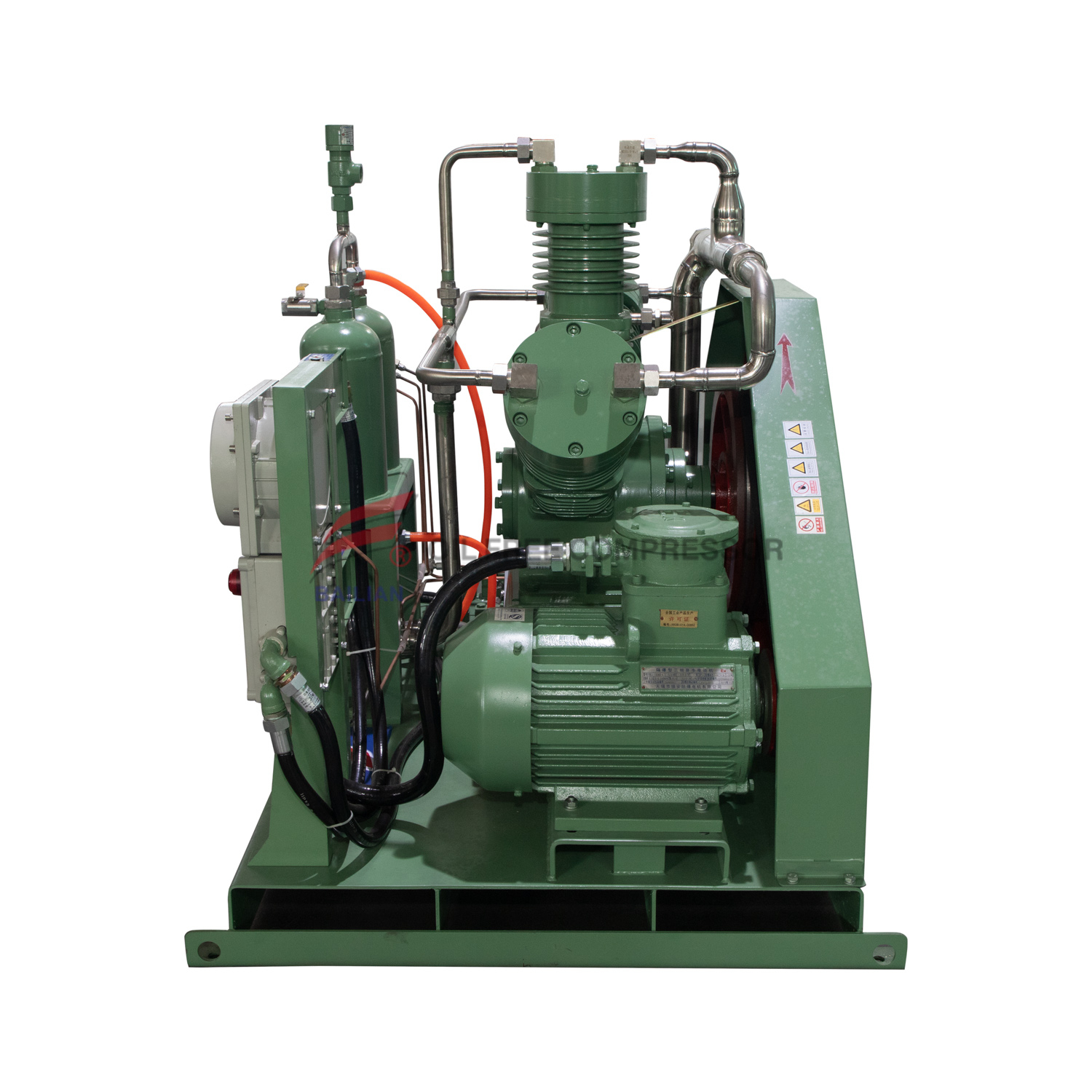 TZWH-150/16-50 VERTICAL OIL-FREE PRY MOUNTED TYPE H2 COMPRESSOR