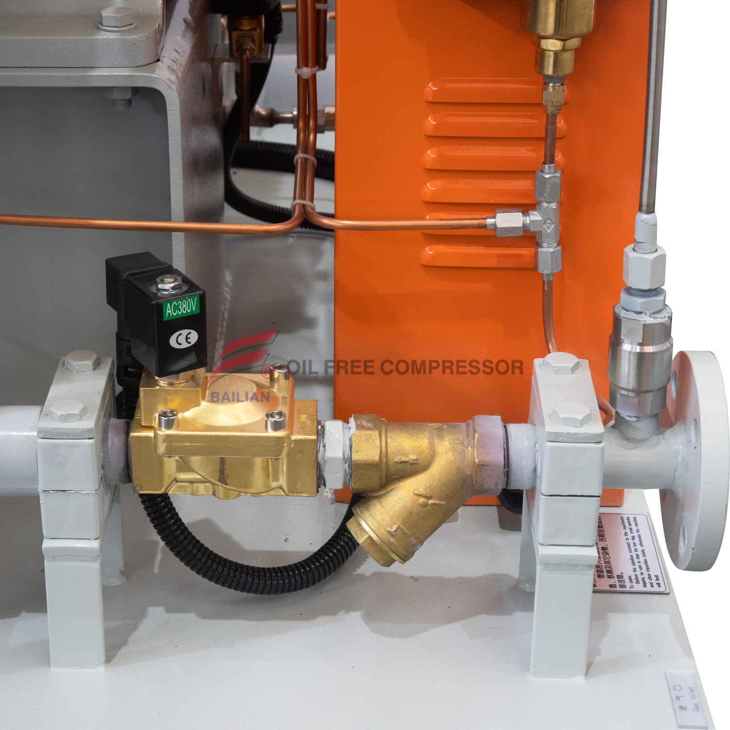 Oil-free lubrication w type nitrogen compressor GWW-30/7-140